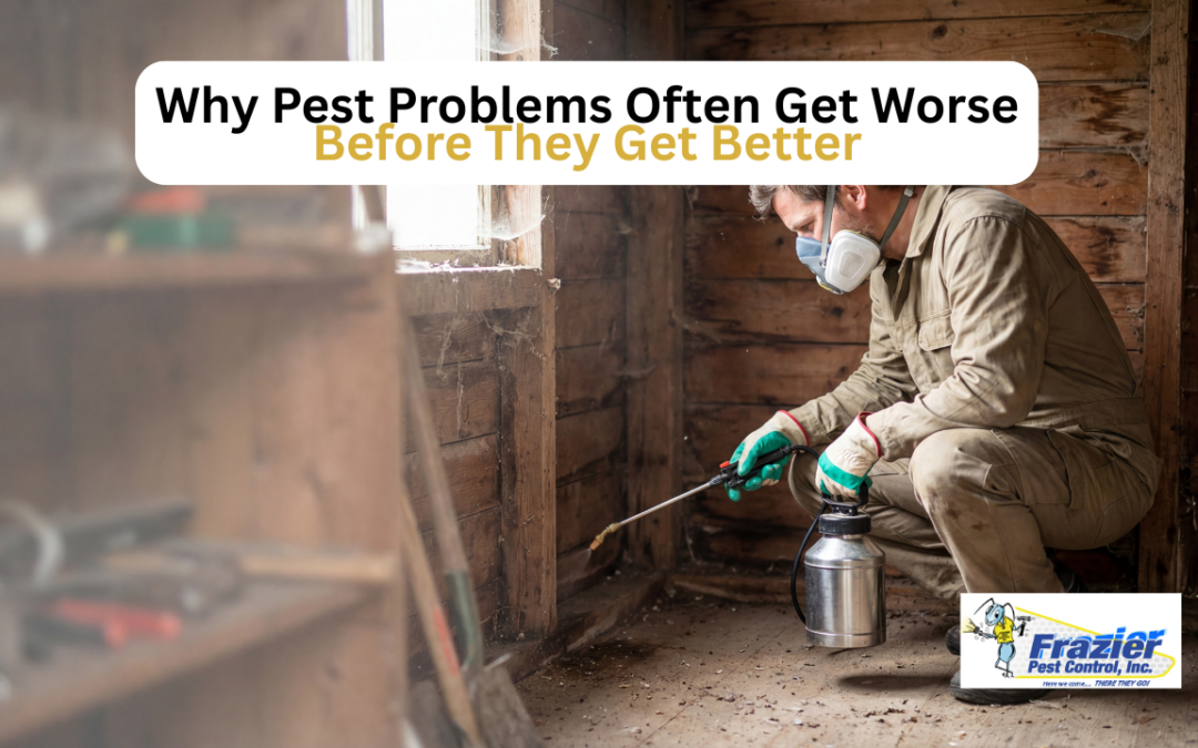 Why Pest Problems Often Get Worse Before They Get Better