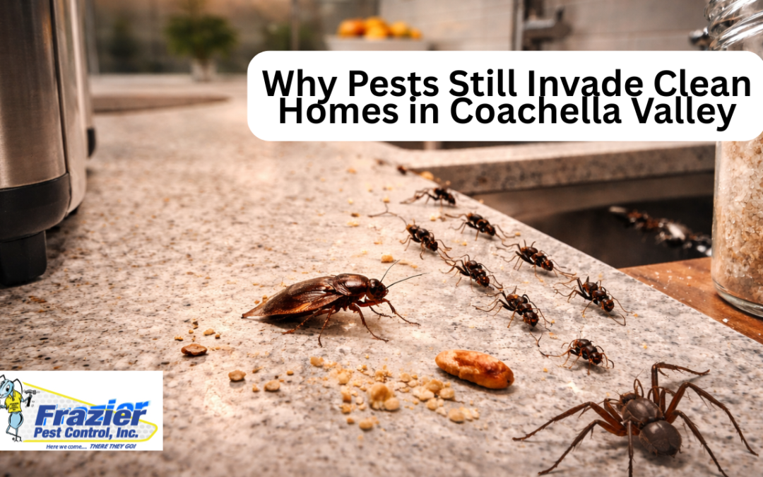 Why Pests Still Invade Clean Homes in Coachella Valley