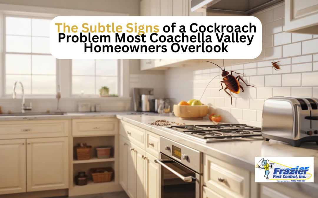 The Subtle Signs of a Cockroach Problem Most Coachella Valley Homeowners Overlook