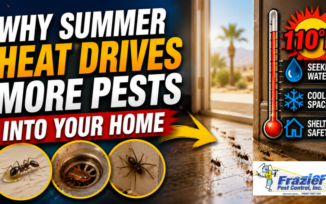 Why Summer Heat Drives More Pests Indoors