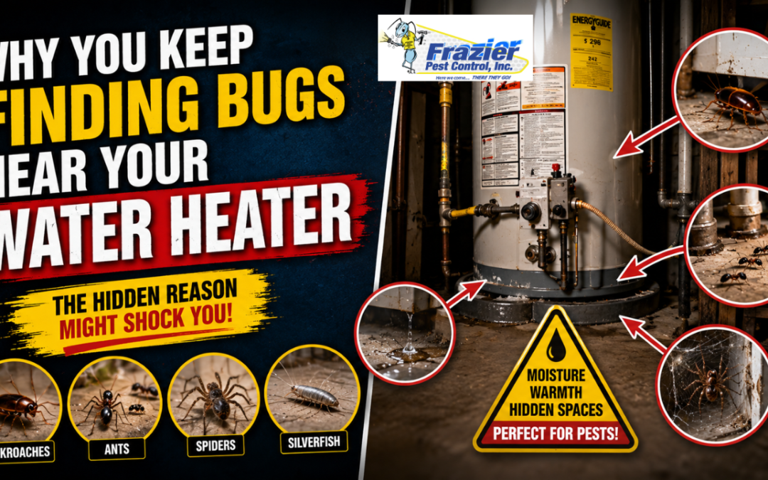 Why You Keep Finding Bugs Near Your Water Heater