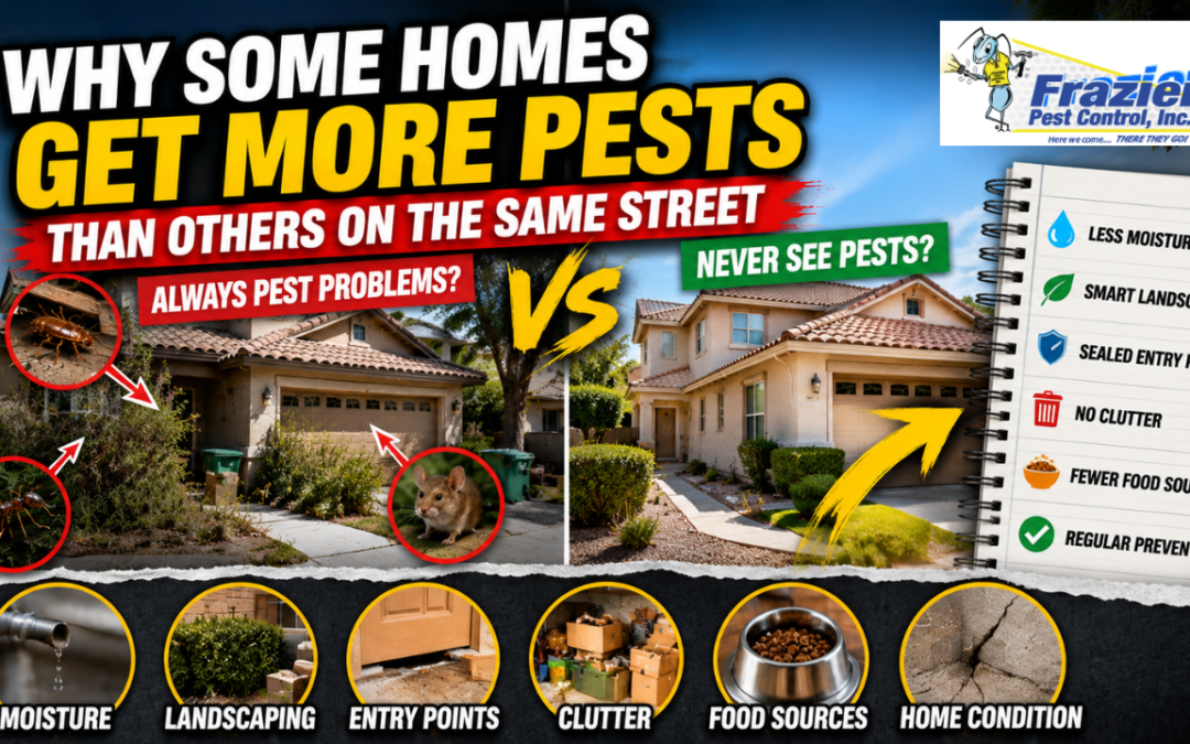 Why Some Homes Get More Pests Than Others on the Same Street