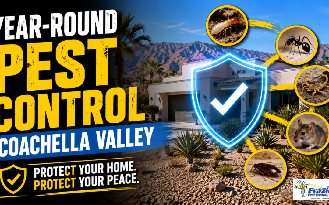 Desert Pest Defense: Why Proactive Pest Control Protects Your Coachella Valley Home